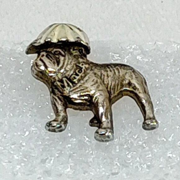 Mack Truck Bulldog Gold Tone Lapel Pin Vintage Collectible Missing Clip 1" X 1" - Picture 1 of 4